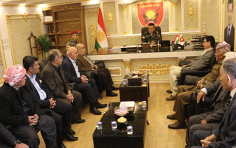 مؤسسة عوائل الشهداء تهنىء قائد قوات بيشمركة روج