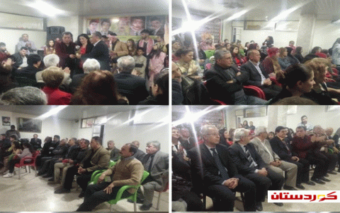 PDK-S يكرم عائلة الفنان سعيد يوسف والفنان محمود عزيز شاكر في قامشلو