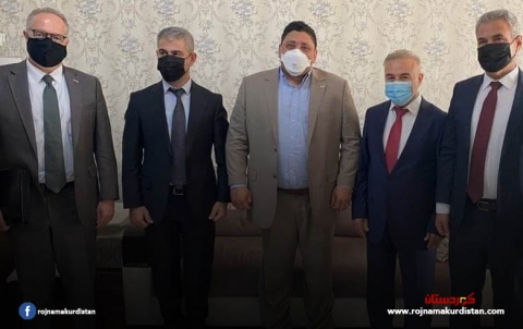 وفد من ENKS يستقبل نائب المبعوث الأمريكي ديفيد براونشتاين