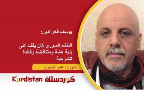 يوسف فخرالدين: النظام السوري كان يقف على بنية هشة ومتناقضة وفاقدة للشرعية  يوسف فخرالدين: النظام السوري كان يقف على بنية هشة ومتناقضة وفاقدة للشرعية