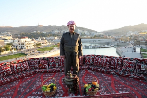 الرئيس بارزاني يزور قشلة زاخو الأثرية