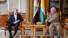 الرئيس بارزاني يستقبل رئيس الاتحاد الوطني الكوردستاني