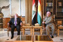 الرئيس بارزاني يستقبل رئيس ائتلاف النصر