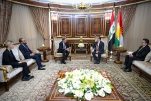 مسرور بارزاني يستقبل المدير السابق لوكالة الاستخبارات الأمريكية